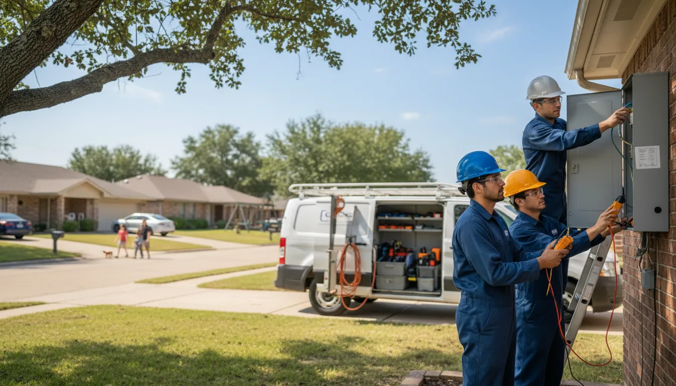 Certified electrician providing emergency electrical services in Estillfork, AL